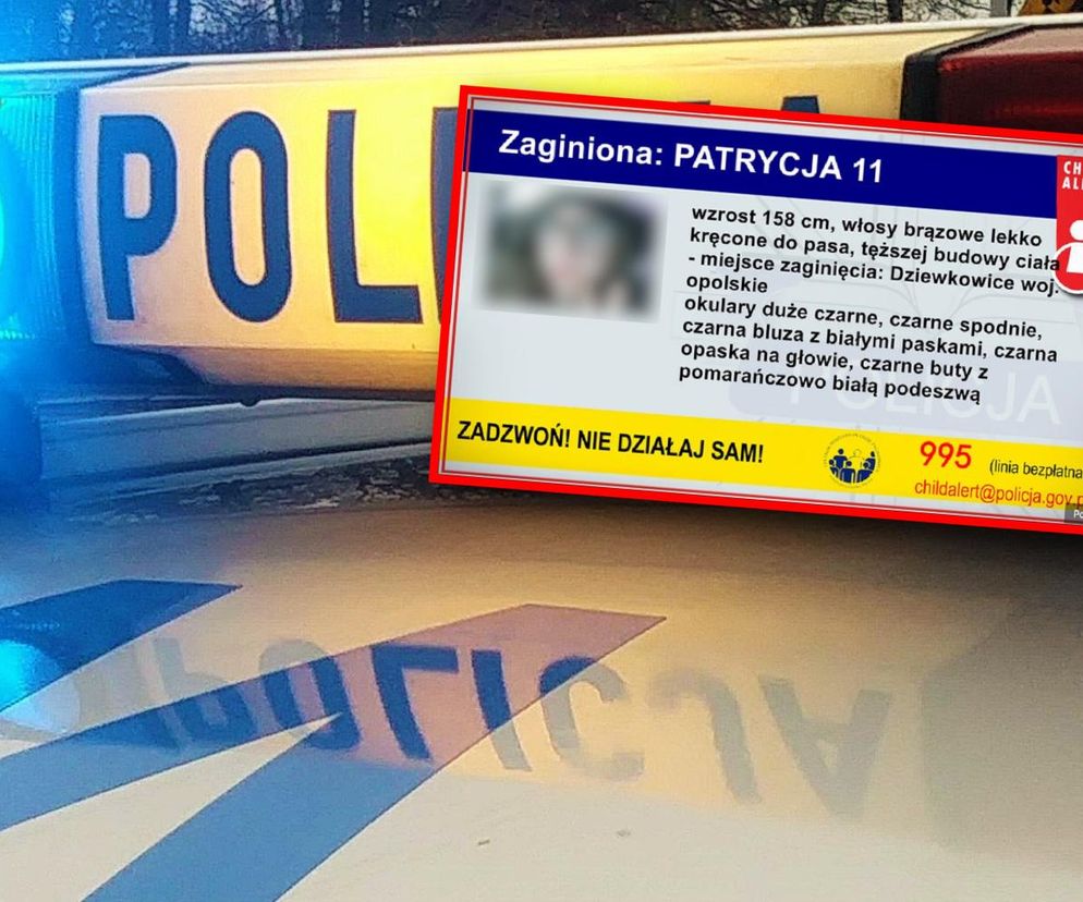 Zaginiona 11-latka została odnaleziona. Child Alert odwołany. Zatrzymano 24-latka