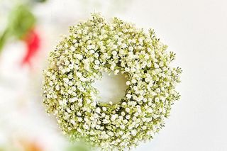 Wiosenne dekoracje okien - wianek/Homla