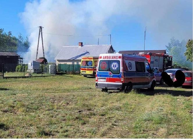 Tragedia w gminie Stoczek. Mężczyzna zginął w płomieniach!