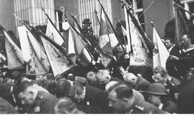 Uroczystości 3 Maja na starych fotografiach. Wielkie defilady i piękne stroje! [ZDJĘCIA]