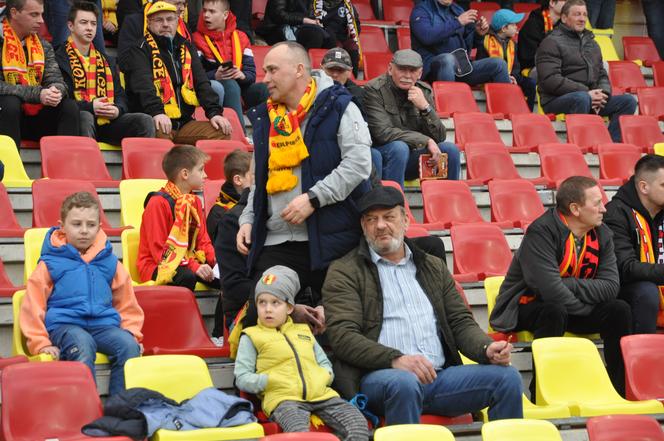 Korona Kielce - Jagiellonia Białystok. Zółto-czerwone derby w obiektywie