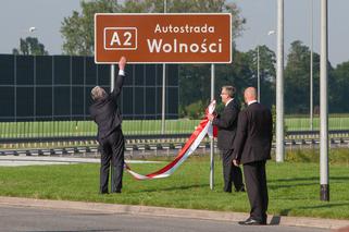 Autostrada Wolności już otwarta! Taką symboliczną nazwę nadał A2 prezydent