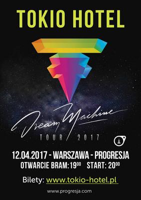 Tokio Hotel w Polsce 2017
