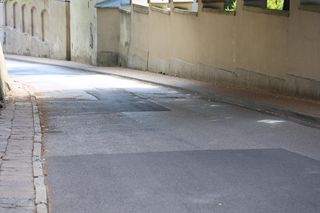 Ul. Podwale w Lublinie przed remontem