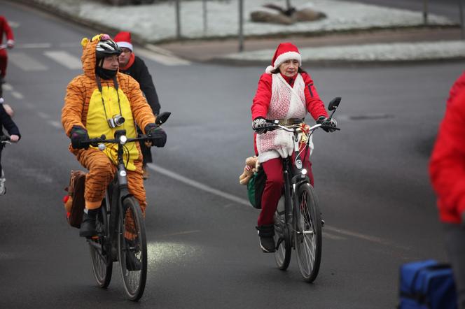 Mikołajowa Masa Rowerowa w Gorzowie