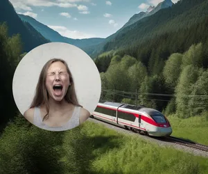 Podróż z horroru w austriackim pociągu