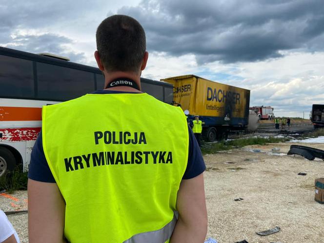Wypadek na DK1 w Bogusławicach