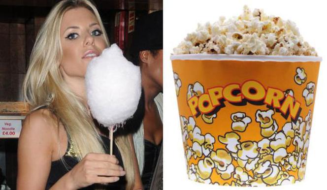 Wata cukrowa vs. Popcorn