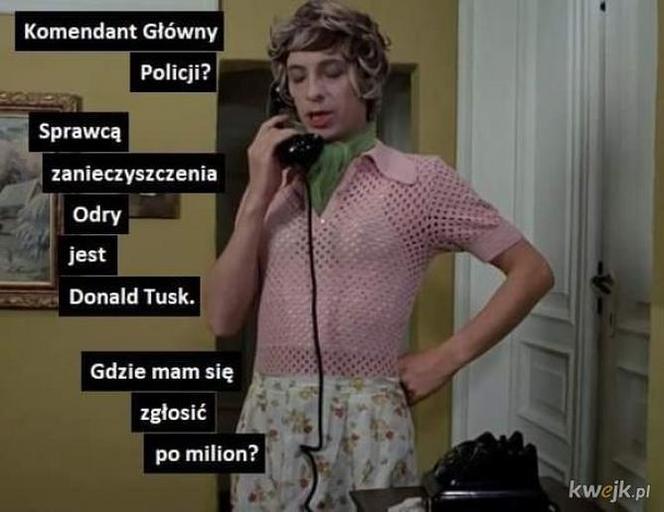 Zatruta Odra. Internauci komentują reakcje rządu [MEMY] 