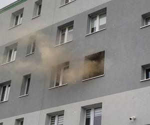 Tragiczny pożar w Lublińcu na osiedlu przy Rynku