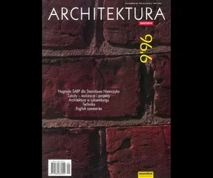 Miesięcznik Architektura 09/1996