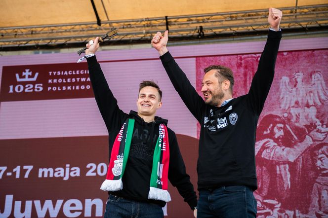 Korowód studentów podczas juwenaliów 2025 w Krakowie