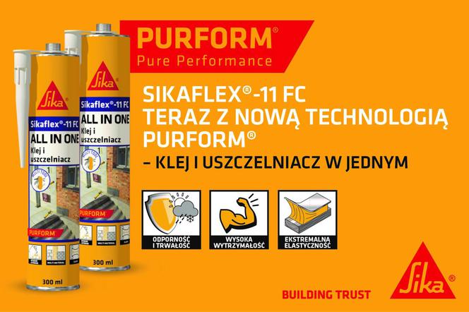 Sika Purform® – nowa technologia klejenia i uszczelniania