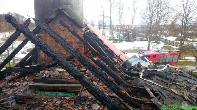 pożar NOWA WIEŚ MAŁA KĘTRZYN