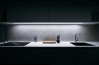 Oświetlenie nad blatem roboczym w kuchni. Oświetlenie blatu kuchennego LED