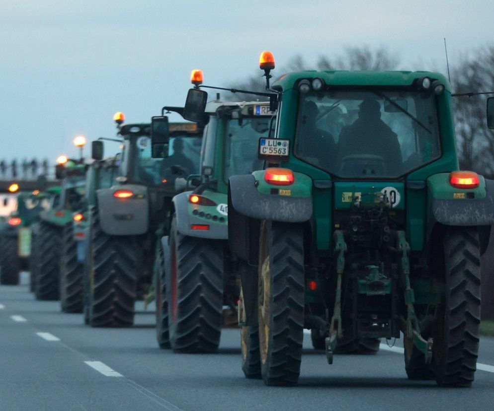 Strajk rolników w Niemczech