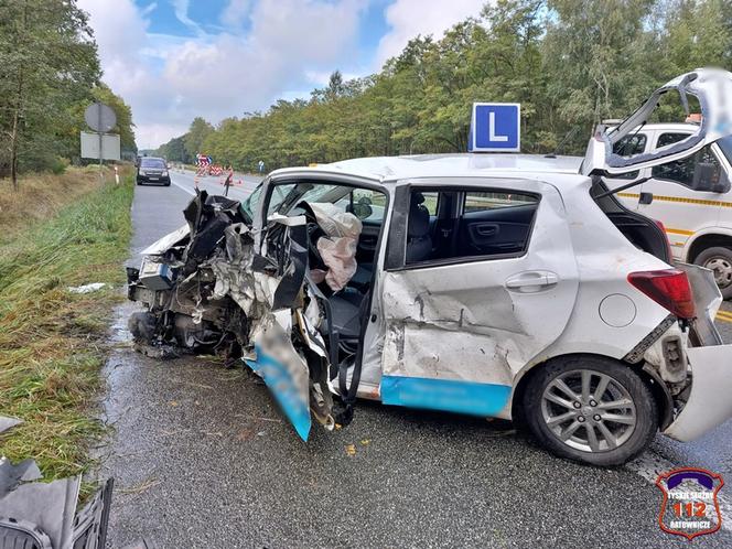 Wypadek na S1 pomiędzy Tychami i Mysłowicami