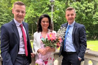 M jak miłość. Impreza u Zduńskich! Piotrek, Kinga i Paweł będą świętować, ale bez Franki? Nie załapała się!  - ZDJĘCIA