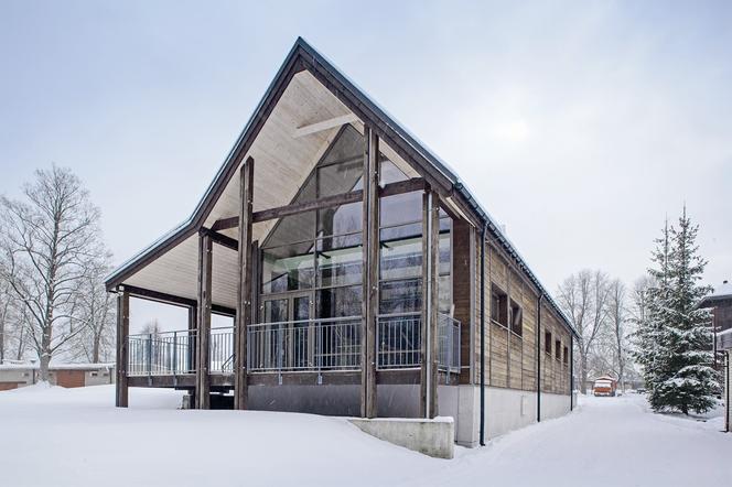 Stara Wyłuszczarnia w Czarnej Białostockiej. Widok od północy