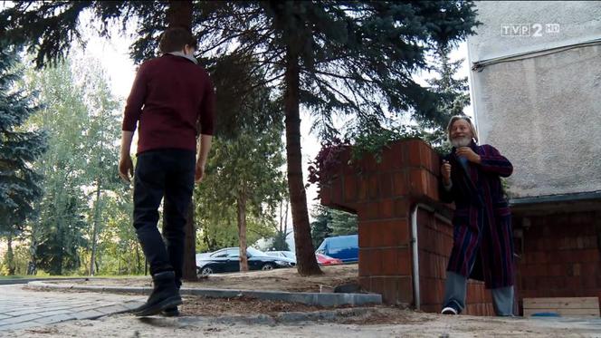 M jak miłość, odc. 1454. Pacjent (Stanisław Banasiuk), Łukasz (Jakub Józefowicz)