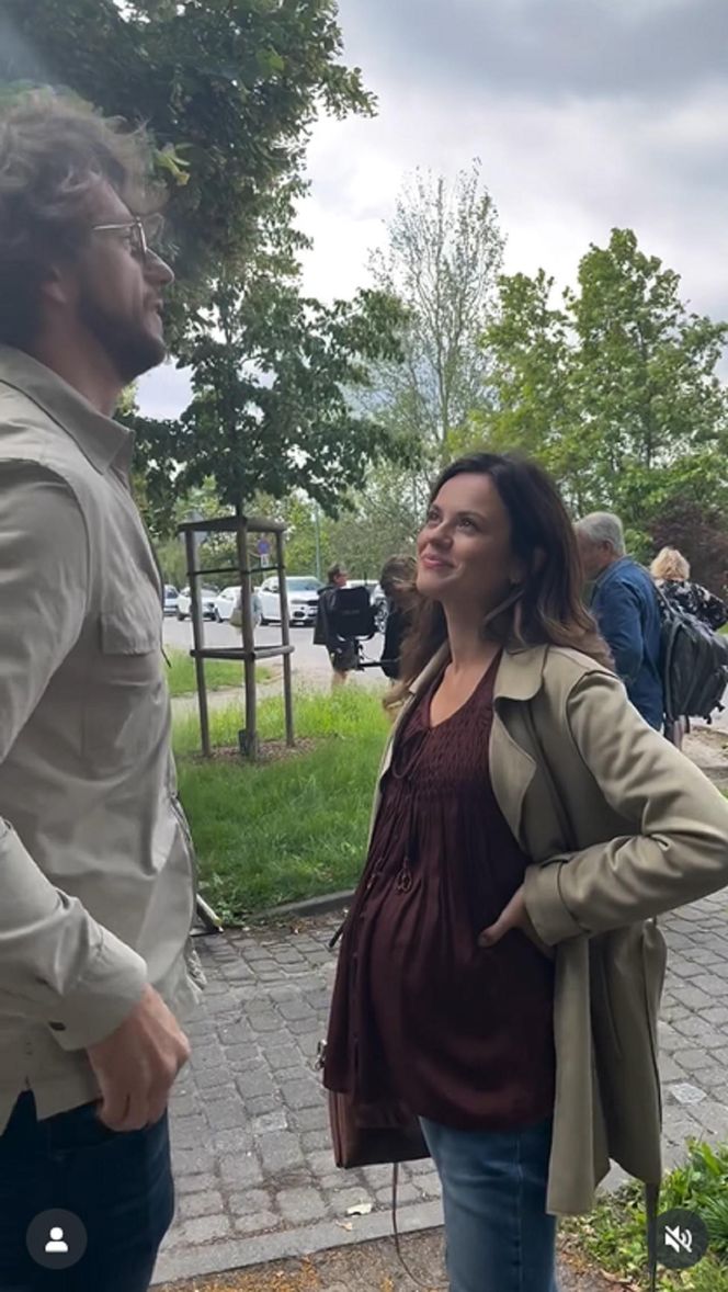 M jak miłość na planie. Kasia (Paulina Lasota), Mariusz (Mateusz Mosiewicz)