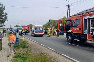 Poważny wypadek w Wólce Zastawskiej