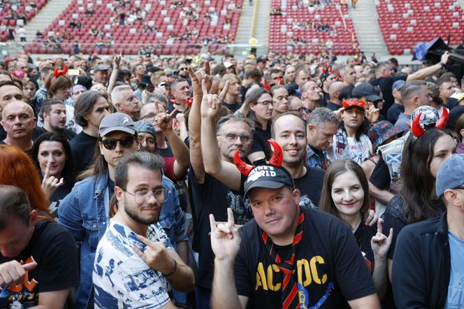 Koncert AC/DC w Warszawie (4.07.2025) - część pierwsza. Organizatorem koncertu jest Live Nation