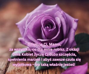 Kartki z życzeniami na Dzień Kobiet dla mamy