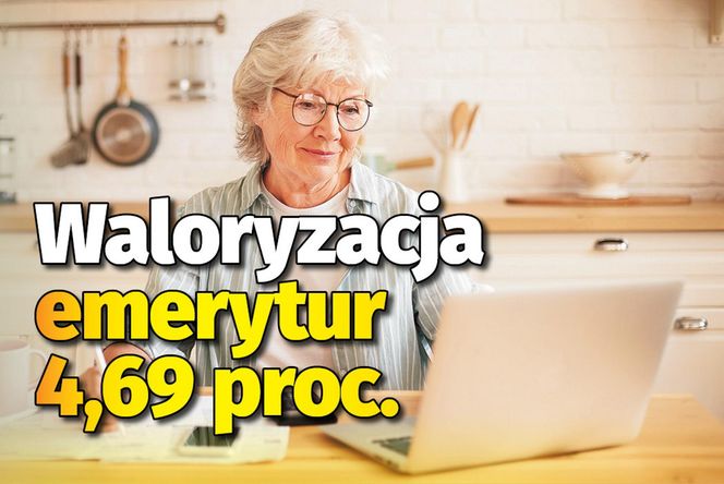 Waloryzacja emerytur 4,69