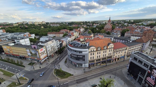 Olsztyn z lotu ptaka. Tak wygląda miasto z wieży ratuszowej