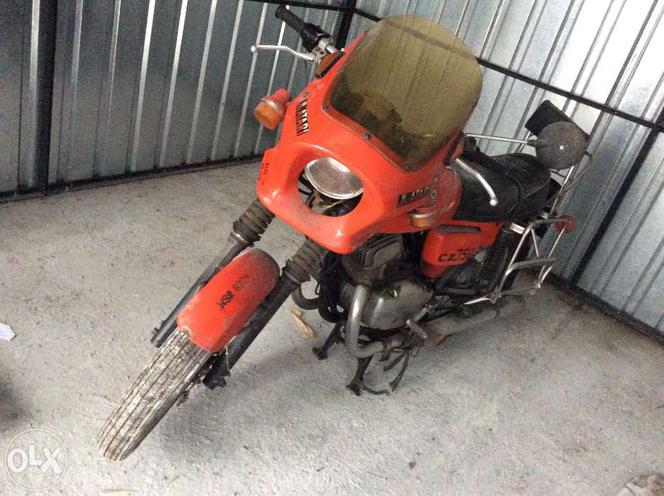 Jawa CZ350 ze słynnego napadu na bank na sprzedaż
