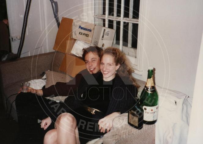 Elon Musk, Jennifer Gwynne. 1995r.