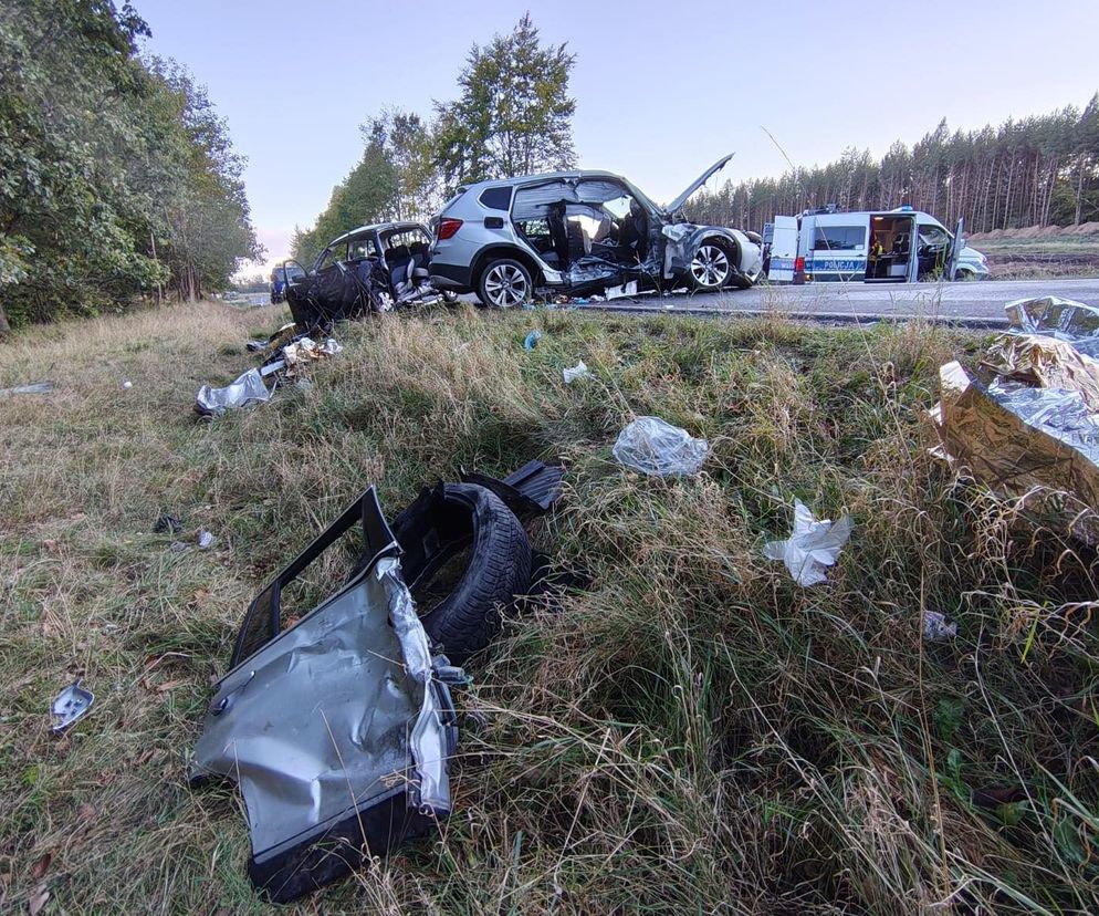 W karambolu na DK11 zginęły dwie osoby. Wstrząsające szczegóły wypadku
