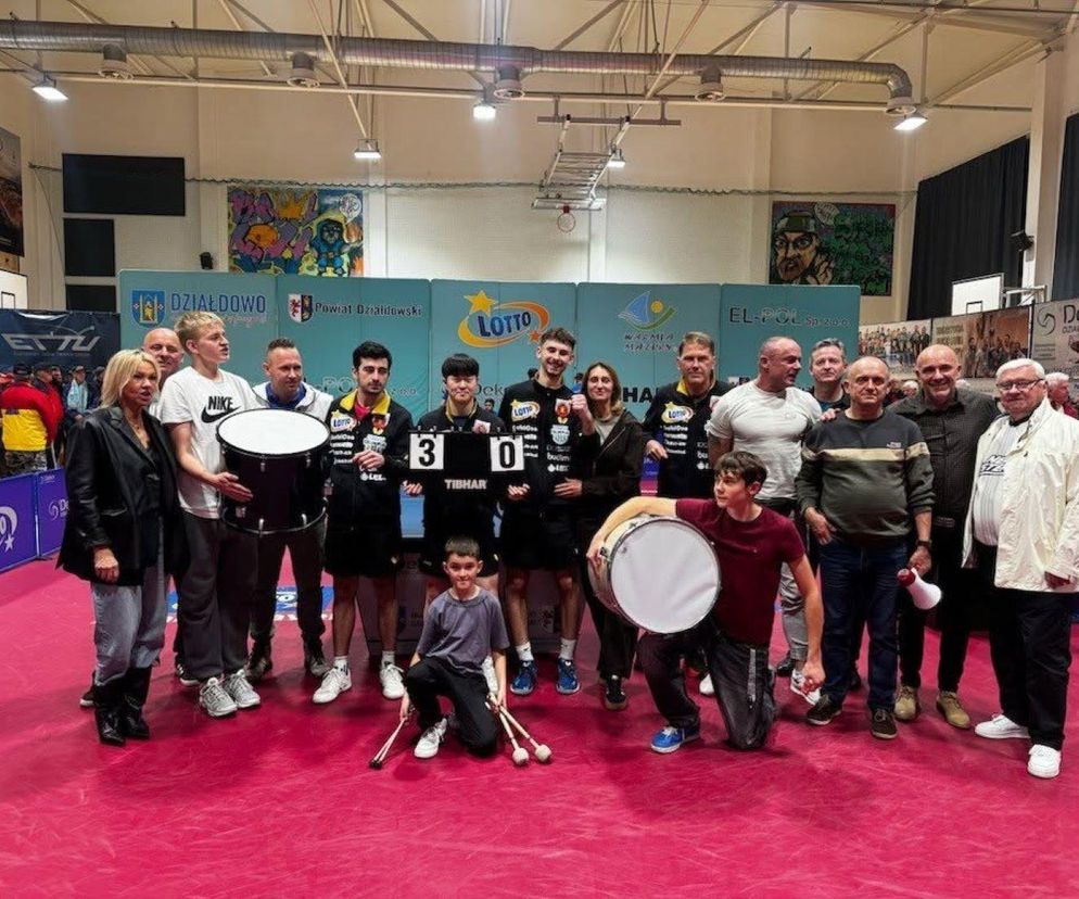 Kapitalny mecz grudziądzkich tenisistów stołowych! Olimpia rozbiła mistrzów Polski