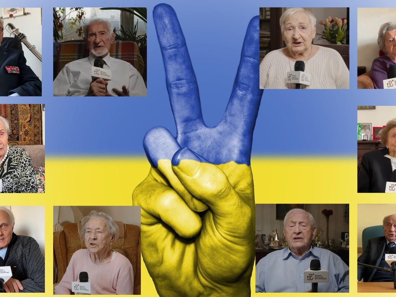 Powstańcy Warszawscy solidarni z Ukrainą - poruszające wideo w sieci: Wytrwajcie, bo niepodległość jest najważniejsza