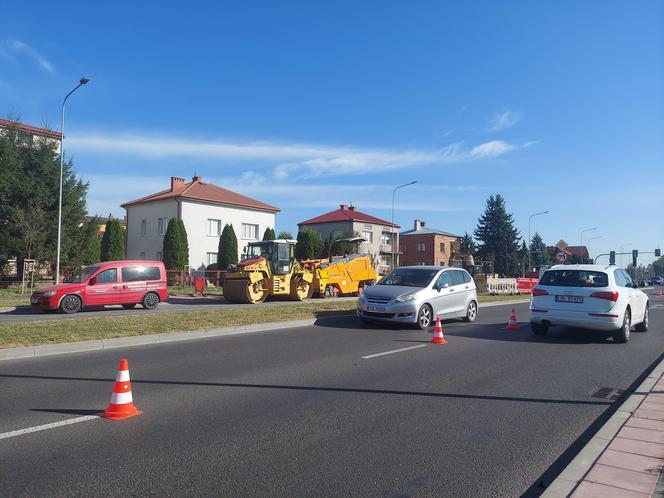 Utrudnienia w ruchu na ul. Szczebrzeskiej w Zamościu