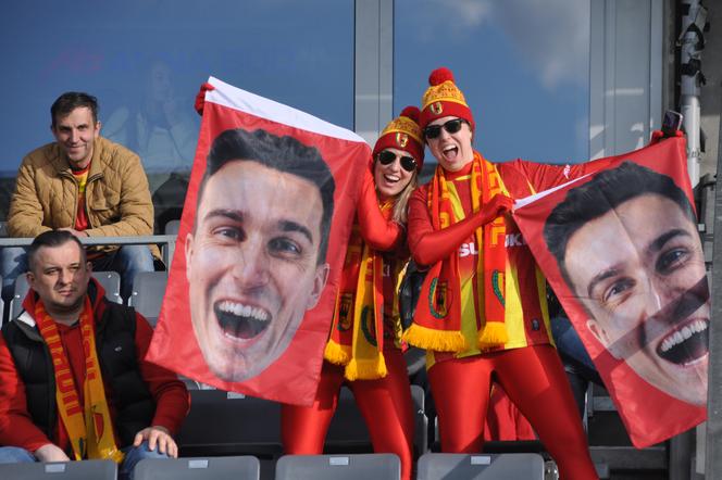 Korona Kielce - Jagiellonia Białystok. Zółto-czerwone derby w obiektywie