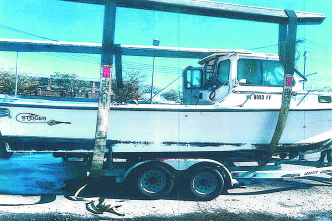 Rozwalili jedyną łódź MTA