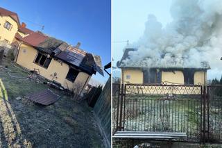 Koszmarny pożar w Broku. Nie żyje dwóch mężczyzn