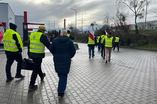 Protest rolników w Kołbaskowie
