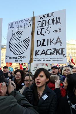 Manifestacja KOD - Kraków