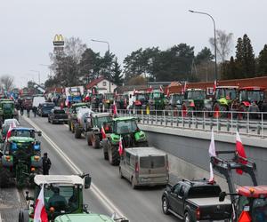Protest rolników Zakręt