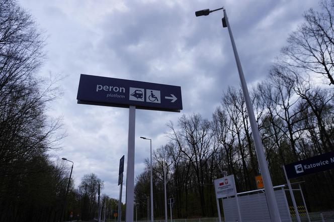 Stacja-widmo w Murckach w Katowicach 