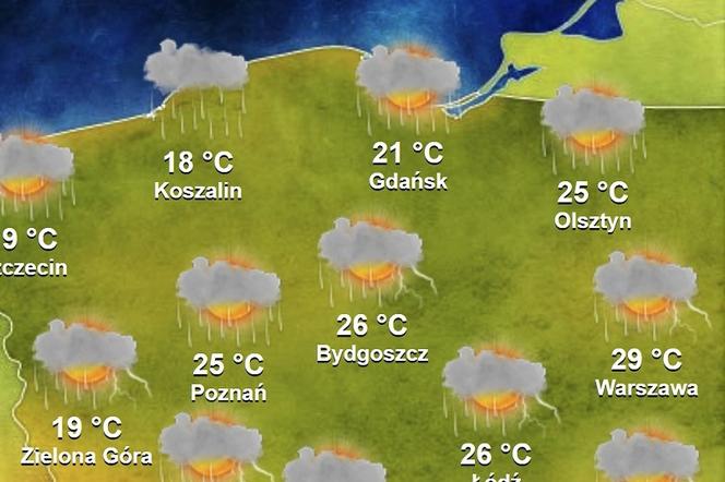 Pogoda w Polsce Północnej