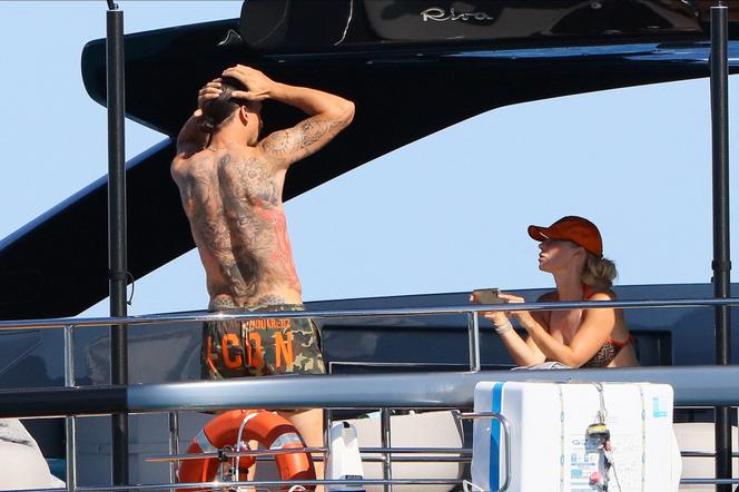 Zlatan Ibrahimović z rodziną na jachcie
