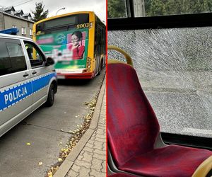 Nastolatkowie ostrzelali autobus miejski. Kula przeleciała obok pasażerki siedzącej przy szybie