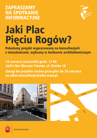 Plakat Plac Pięciu Rogów