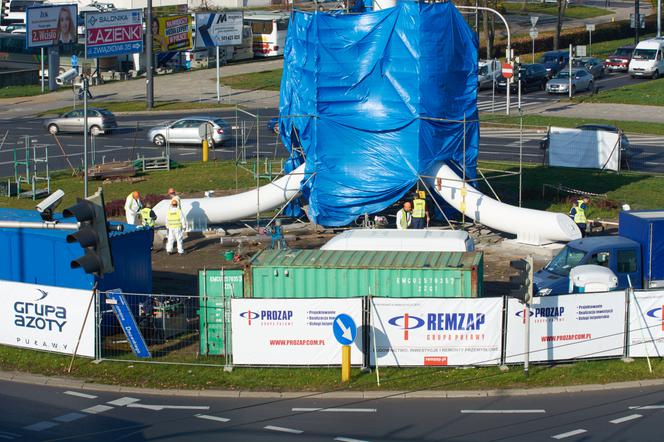 W Lublinie powstał Maszt Niepodległości. Ma 35 metrów wysokości