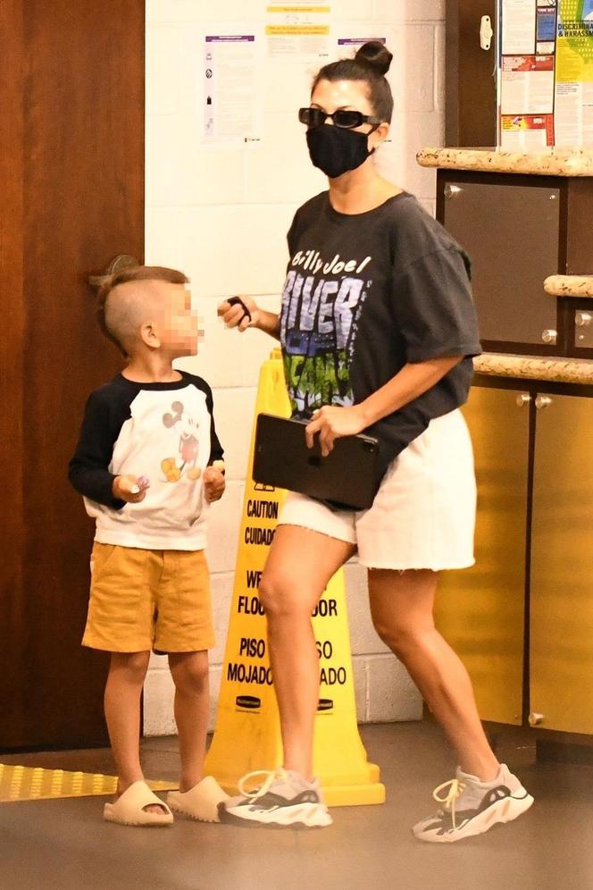 Kourtney Kardashian i jej 5-letni synek Reign