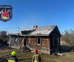 Spłonął budynek mieszkalny w Korycianach